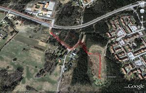 GPS-karta över turen