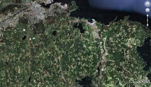 GPS-karta över turen