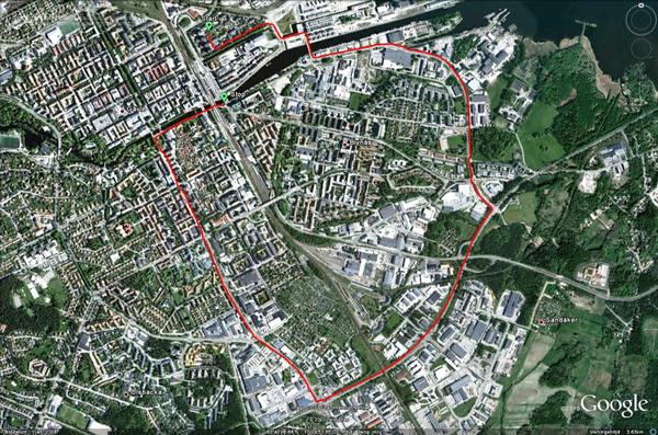 GPS-karta