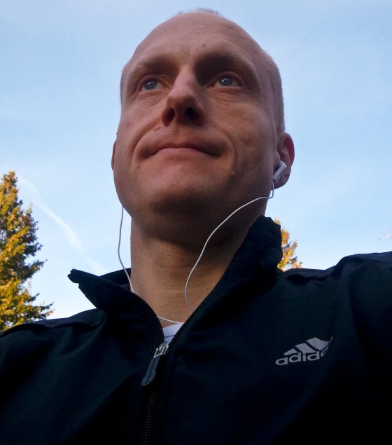 Strax innan dagens löpträning