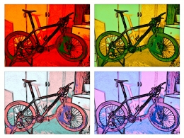 Cykeln enligt Andy Warhol